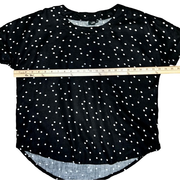 Lisa Bayne Size Small 100% Linen Top - Picture 6 of 6